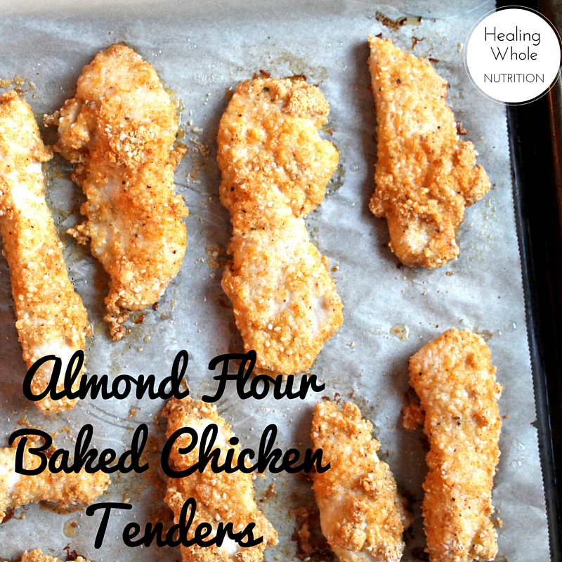 Almond Flour Baked Chicken Tenders Healing Whole Nutrition,Tempura Batter Recipe For Fish
