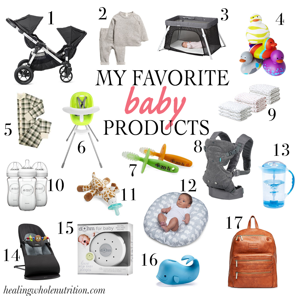 my favorite products for baby - healing whole nutrition