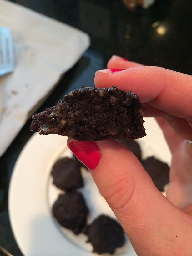 healthy dark chocolate brownie cookies