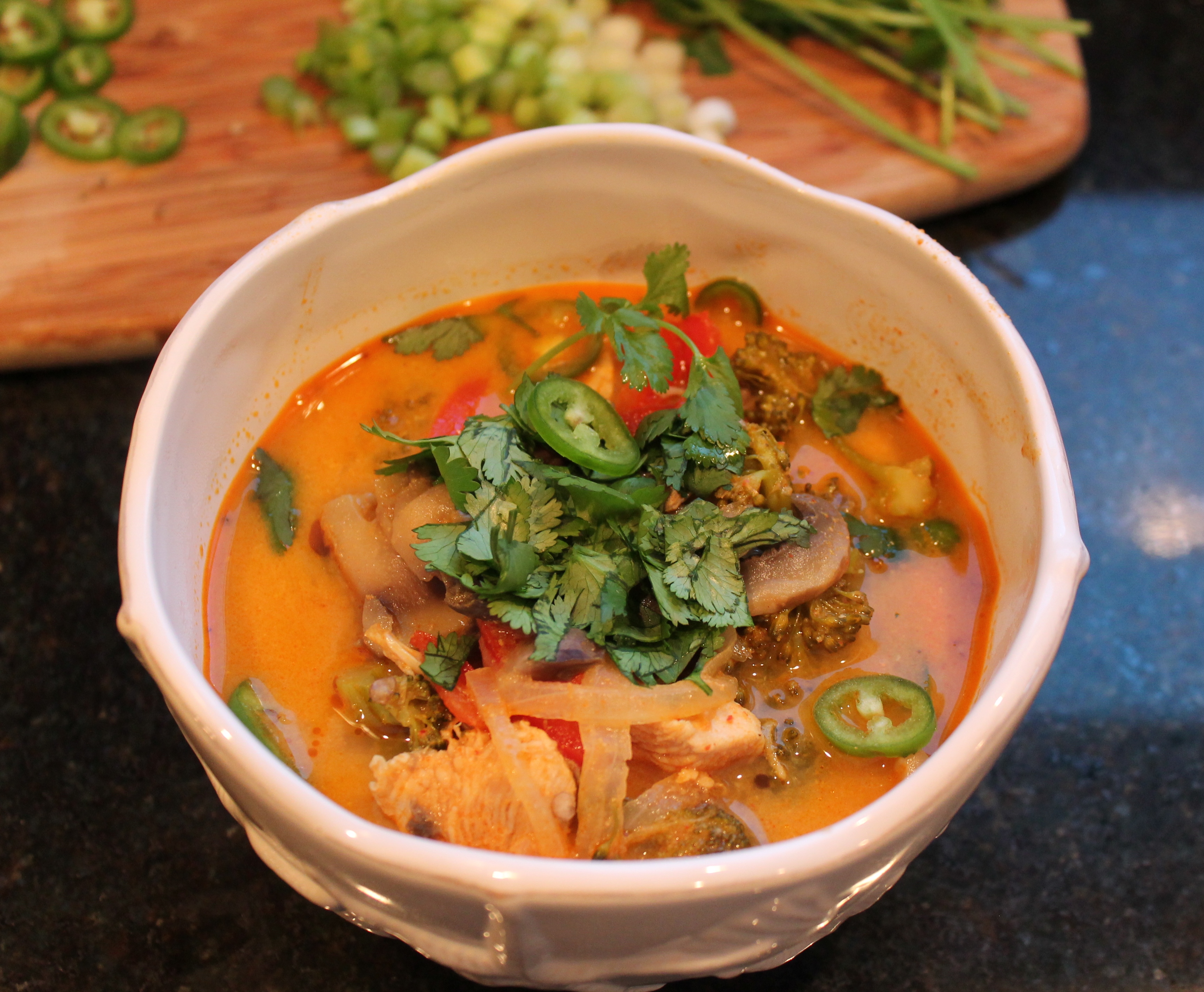 thai chicken soup - healing whole nutrition