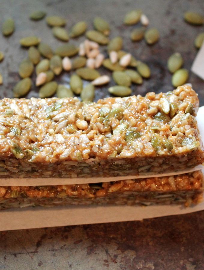 maple honey chewy granola bars