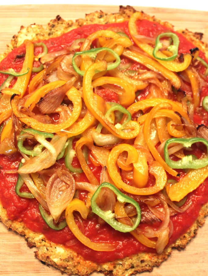 cauliflower pizza crust (dairy-free)