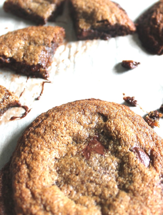 gluten free coconut oil chocolate chip cookies