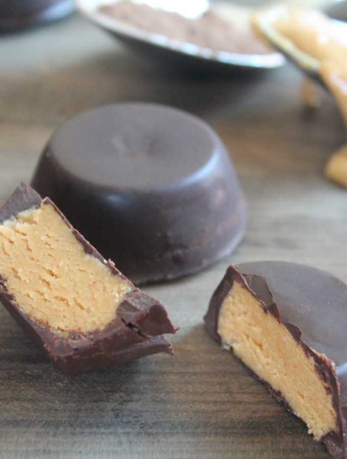 lightened-up peanut butter cups