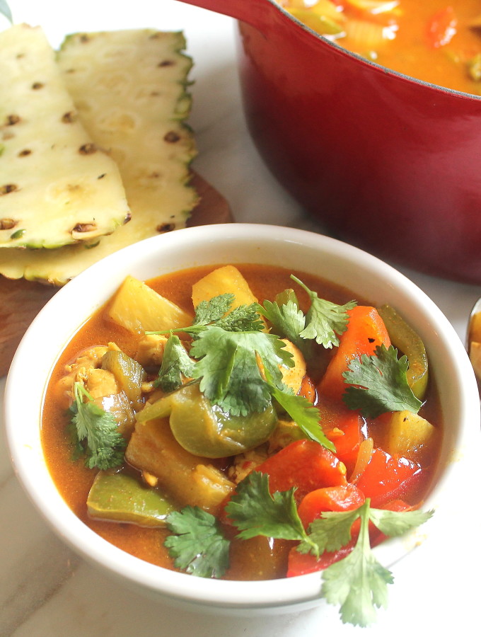pineapple chicken curry