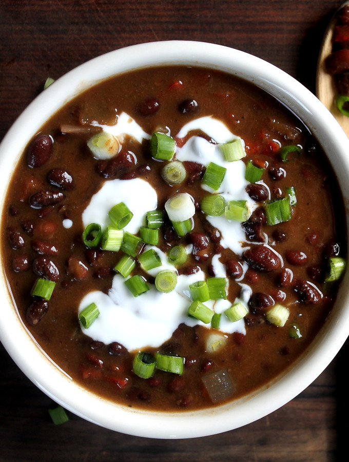 crock pot black bean soup