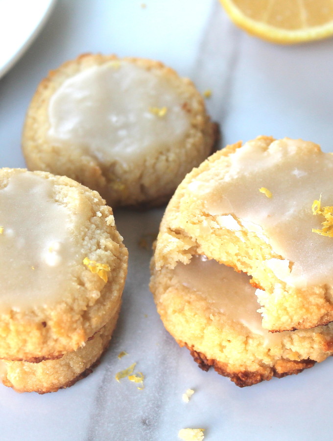 paleo lemon shortbread cookies