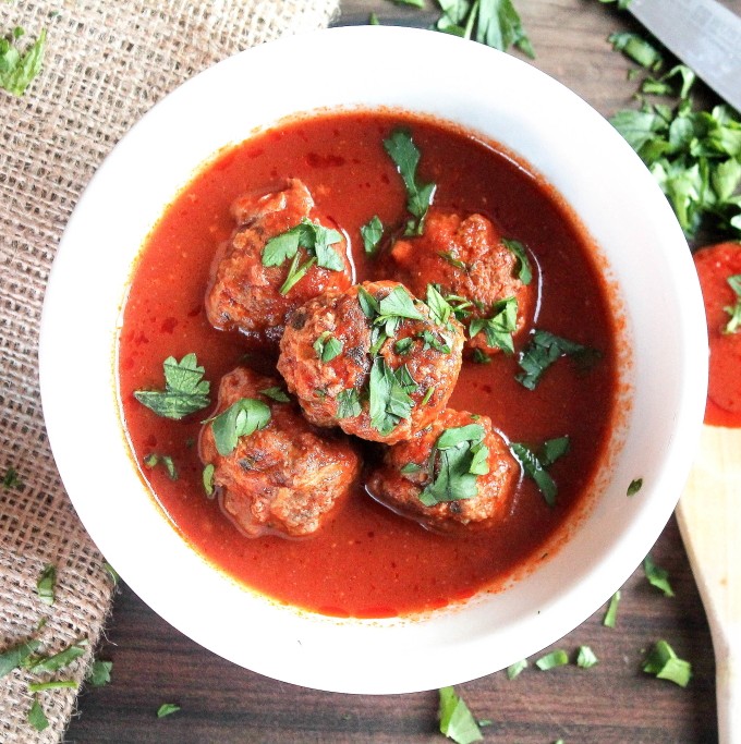 mint greek meatballs