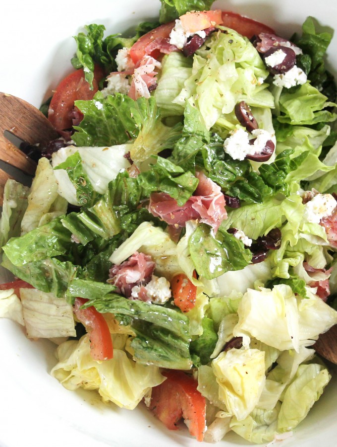greek salad & greek vinaigrette