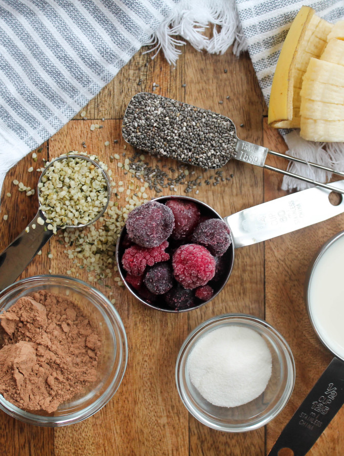 chocolate superfood smoothie