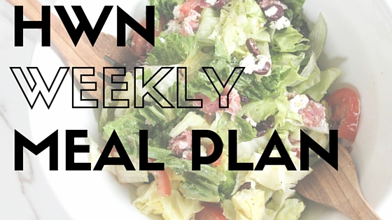 meal plan & grocery list – week 7