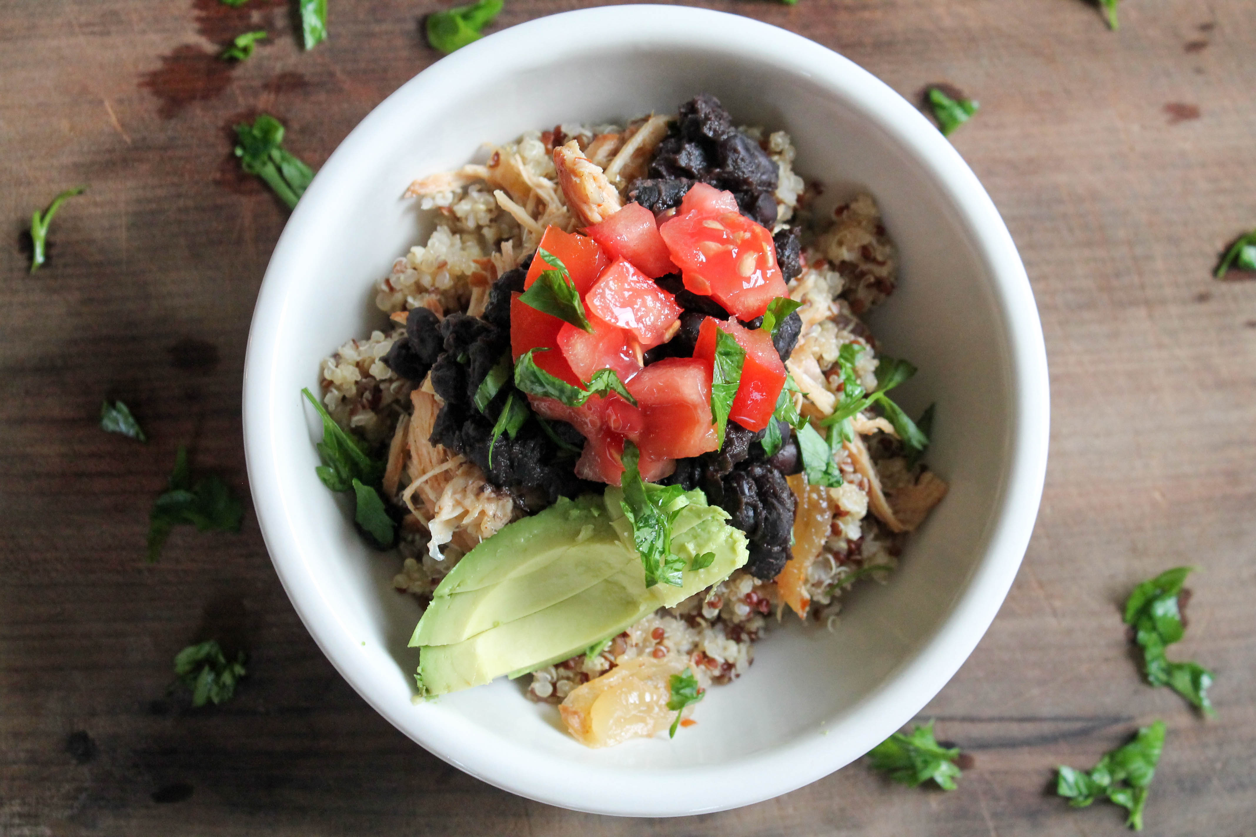 crock pot pulled pork bowls