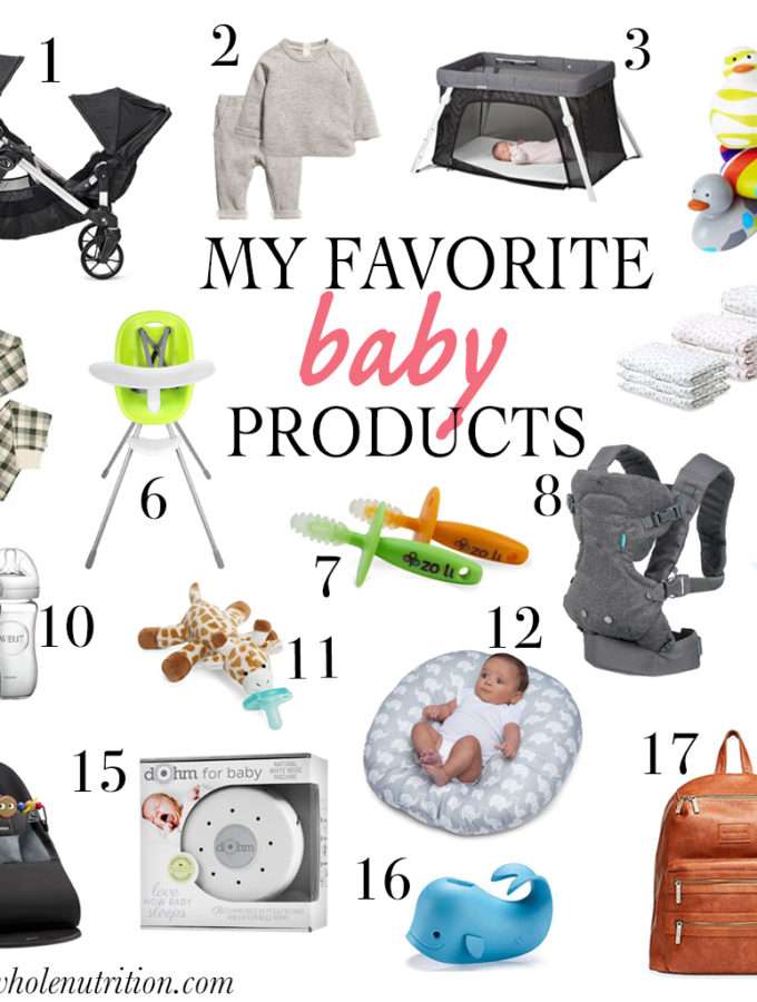 my favorite products for baby